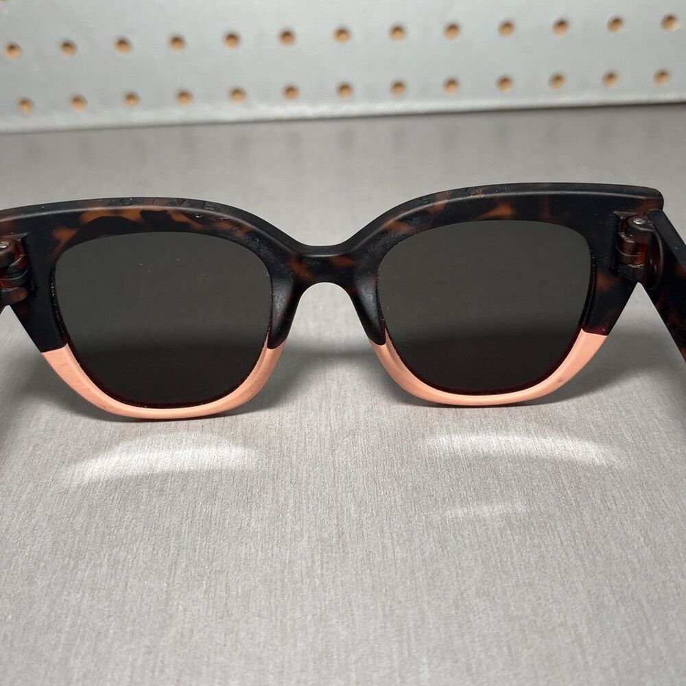 Toms Sunglasses Traveler Collection Sydney Apricot Cat Eye Tortoise FRAMES ONLY - Picture 6 of 16